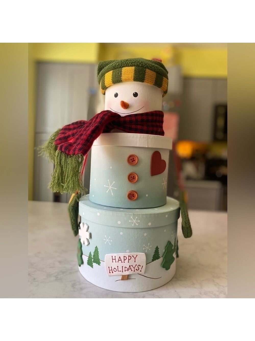 2003 Avon Snowman Nesting Boxes